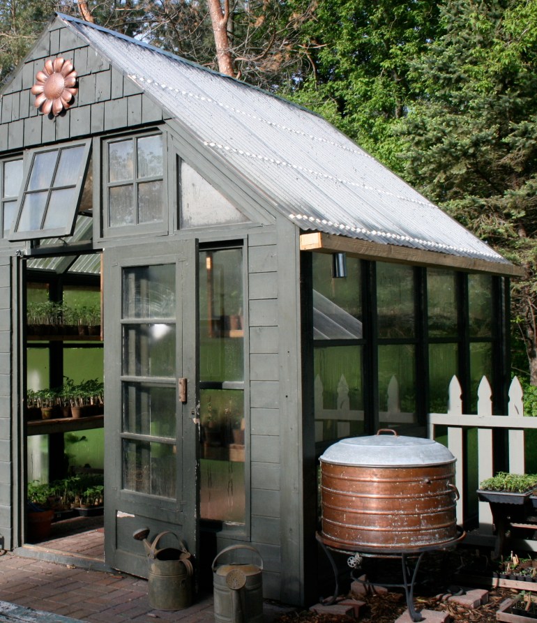 Quiet moments in the greenhouse