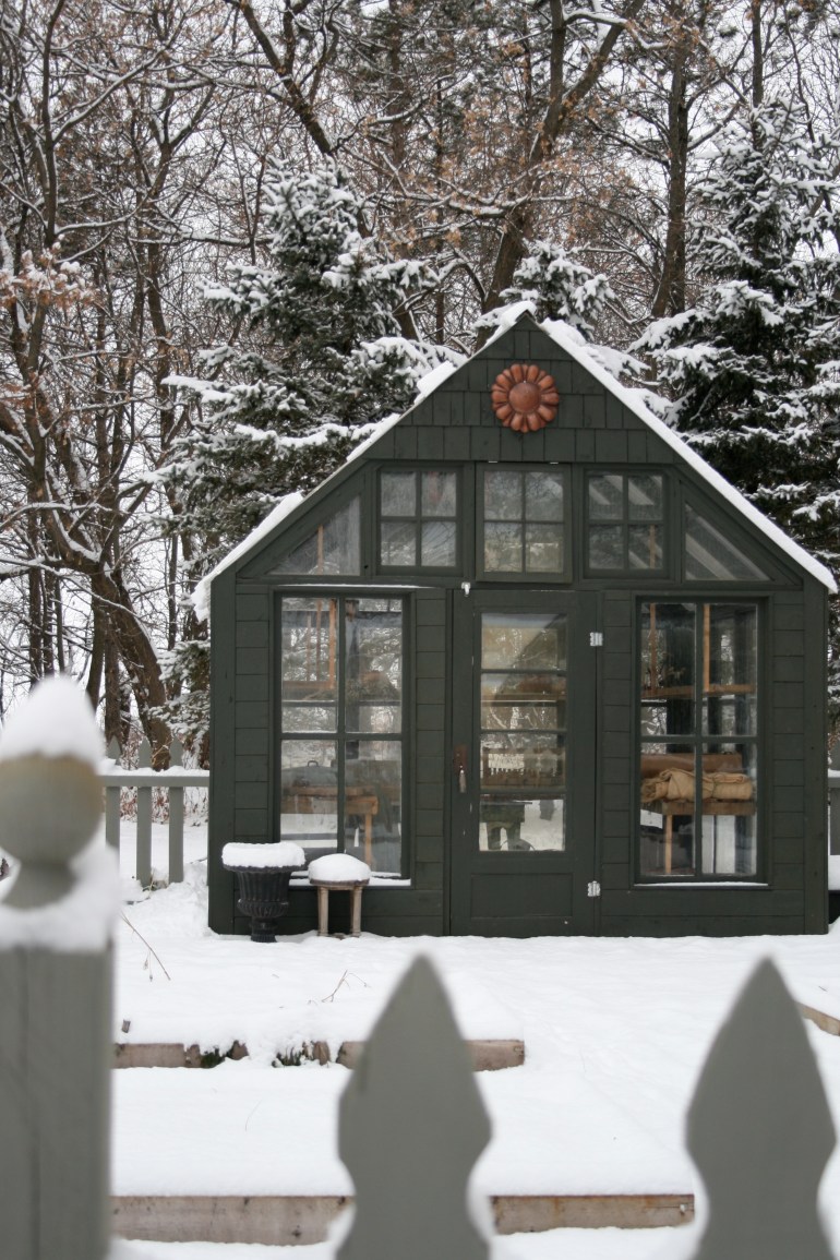 Winter on the garden